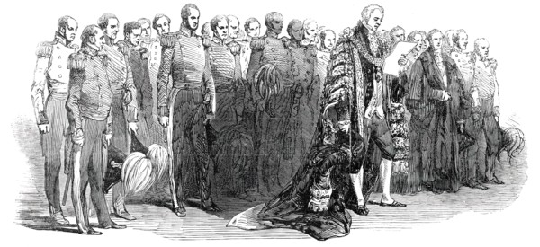 Deputation from the Court of Lieutenancy of the City of London, 1850. Creator: Unknown.