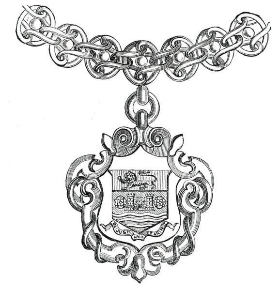 Mayoralty Chain for the Corporation of Carlisle, 1850. Creator: Unknown.