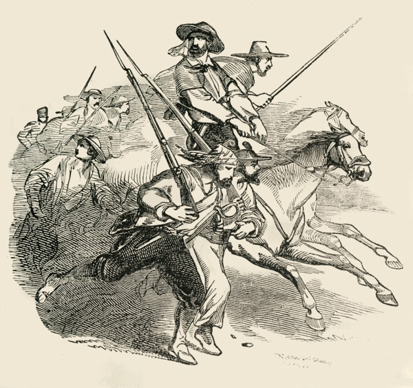 'Rout of the Mexicans', 1849. Creator: Unknown.