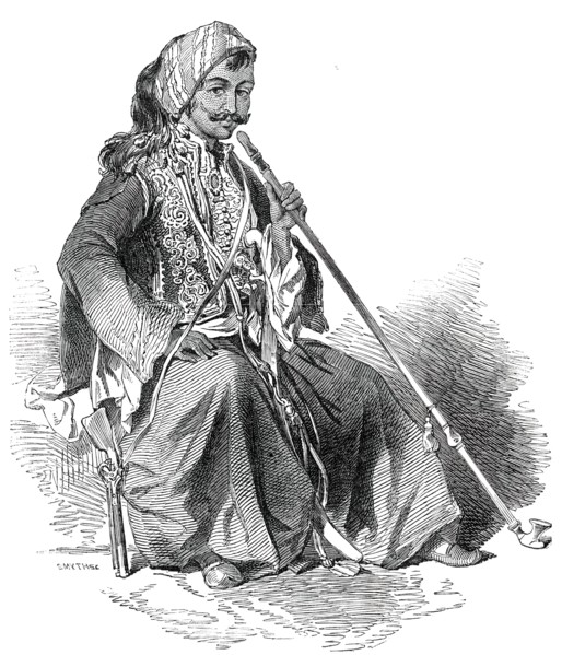 Emir Khanjar, the Prince of Baalbeck, Leader of the Insurrection of Damascus, 1850. Creator: Unknown.