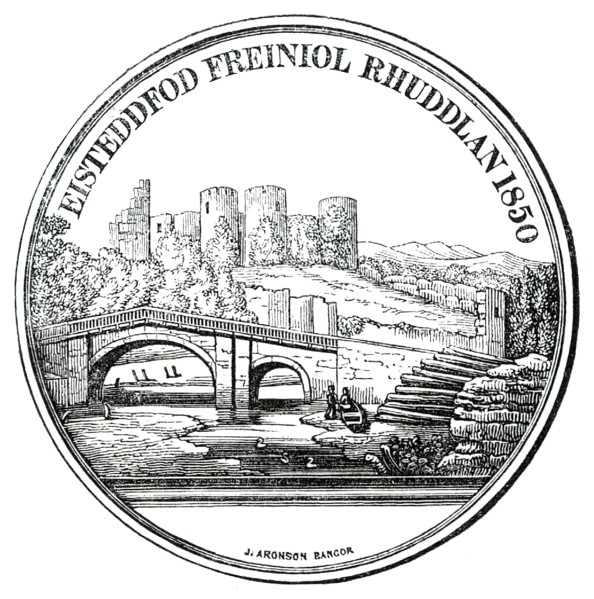 The Rhuddlan Royal Eisteddfod Prize Medal, 1850. Creator: Unknown.