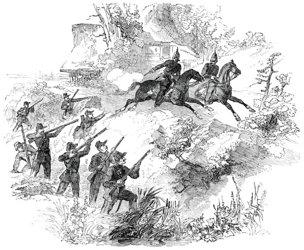 Surprise of Holstein Patrol, 1850. Creator: Unknown.