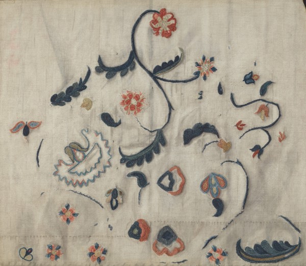 Embroidered Petticoat (Detail), 1935/1942. Creator: Mildred E Bent.