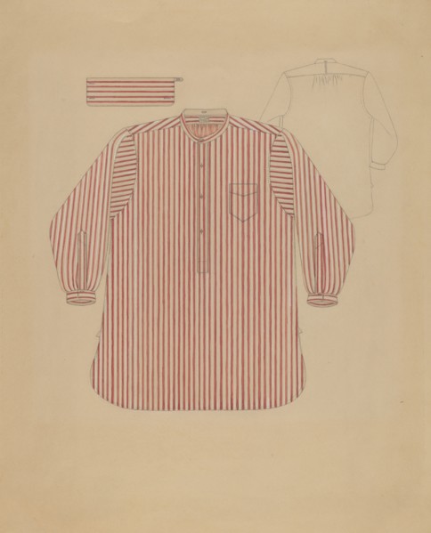 Shirt, c. 1937. Creator: Virginia Berge.