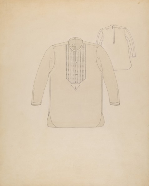 Shirt, c. 1937. Creator: Virginia Berge.
