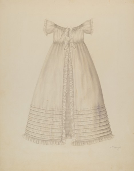 Christening Dress, c. 1939. Creator: Virginia Berge.