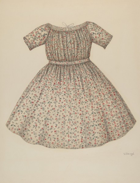 Child's Dress, 1935/1942. Creator: Virginia Berge.