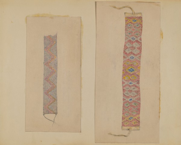 Neck Band, 1935/1942. Creator: Mary Berner.