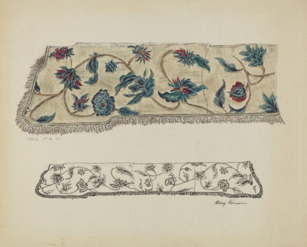 Crewel Embroidery, c. 1936. Creator: Mary Berner.