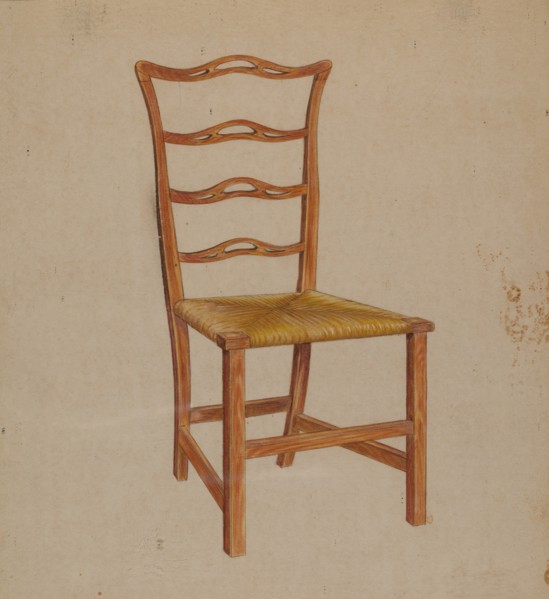 Side Chair, c. 1939. Creator: Ruth Bialostosky.