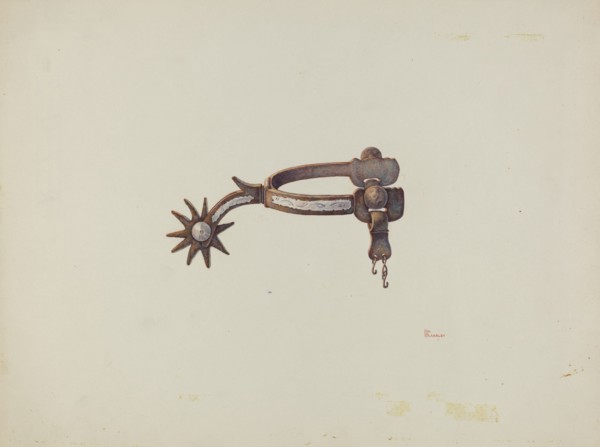 Spur, c. 1940. Creator: Hal Blakeley.