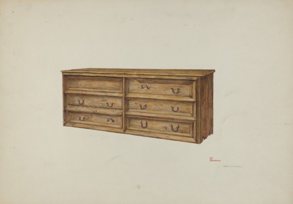 Vestment Chest, 1940. Creator: Hal Blakeley.