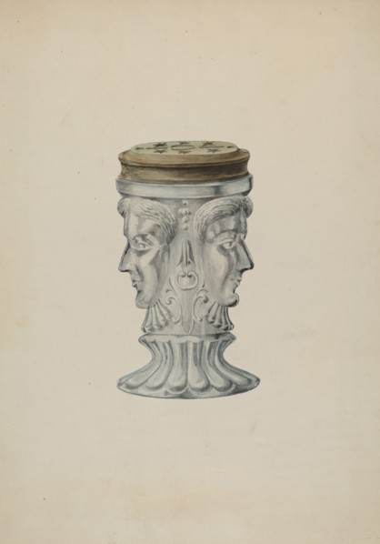 Salt Shaker, 1935/1942. Creator: Wellington Blewett.