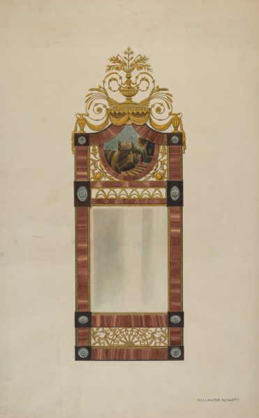 Mirror, c. 1937. Creator: Wellington Blewett.
