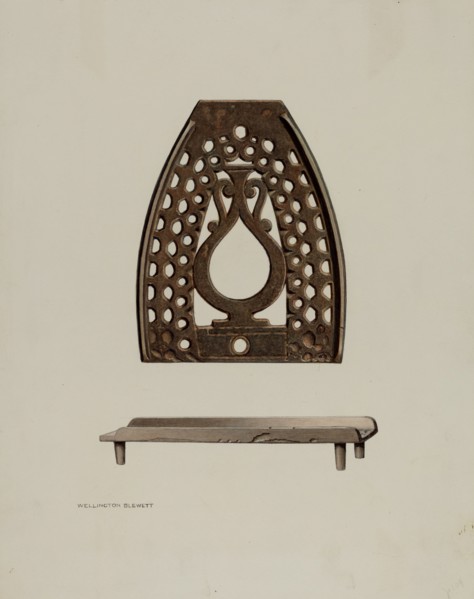 Trivet, c. 1939. Creator: Wellington Blewett.