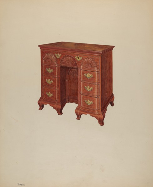 Dressing Table, 1938. Creator: Francis Borelli.