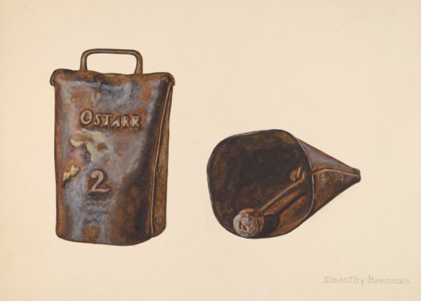 Cow Bell, 1935/1942. Creator: Dorothy Brennan.