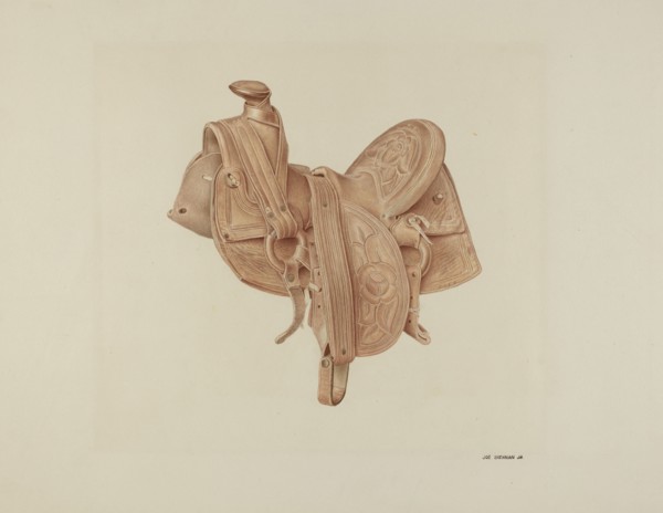 Saddle, c. 1939. Creator: Joe Brennan.