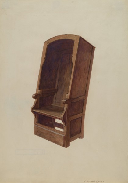 Chair, c. 1941. Creator: Ethelbert Brown.
