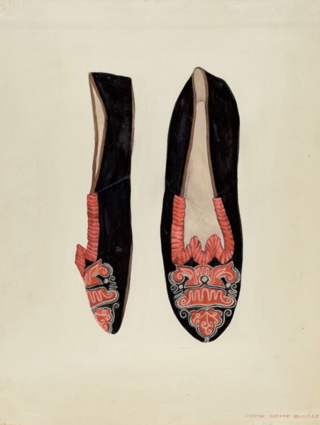 Dancing Slipper, 1935/1942. Creator: Ann Gene Buckley.