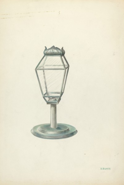 Lantern, 1935/1942. Creator: Ruth Buker.