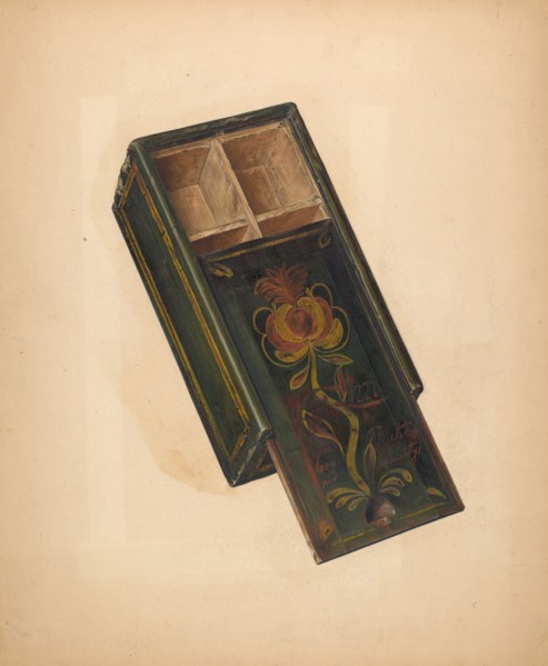 Spice Box, c. 1937. Creator: Angelo Bulone.