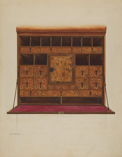 Secretary, c. 1938. Creator: Ernest Busenbark.