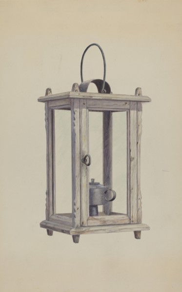 Lantern, c. 1937. Creator: Earl Butlin.