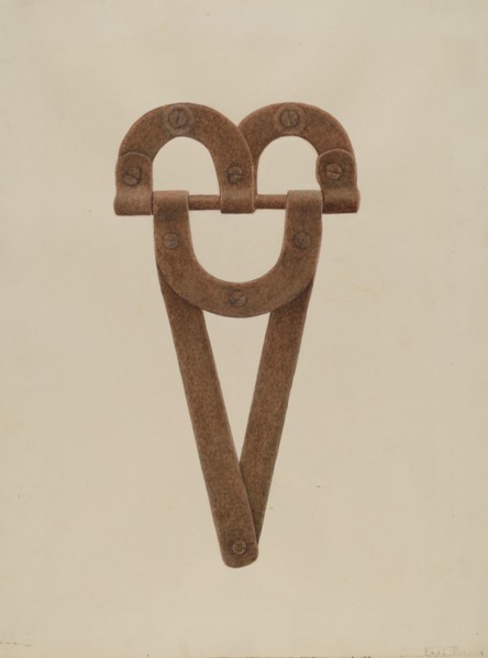 Hinge, c. 1938. Creator: Earl Butlin.