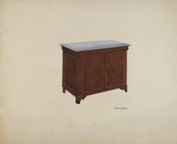 Washstand, c. 1941. Creator: Joseph Cannella.