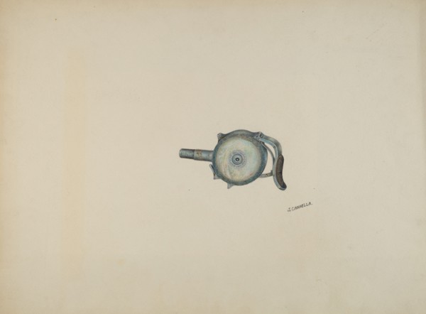 Center Fire Revolver, c. 1941. Creator: Joseph Cannella.