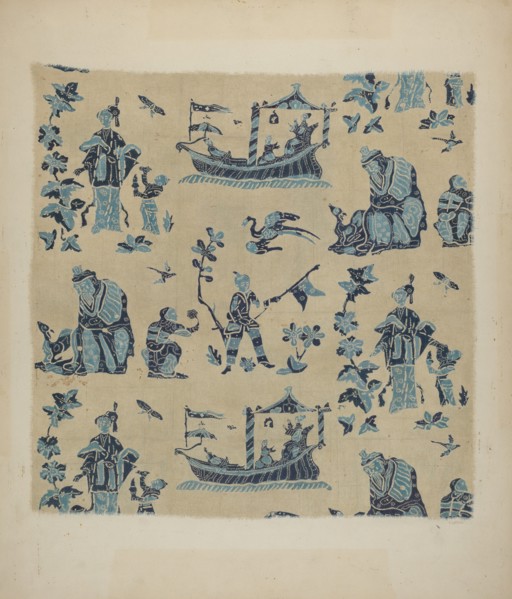 Printed Cotton, c. 1941. Creator: Ernest Capaldo.