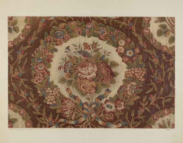 Printed Textile, c. 1941. Creator: Ernest Capaldo.
