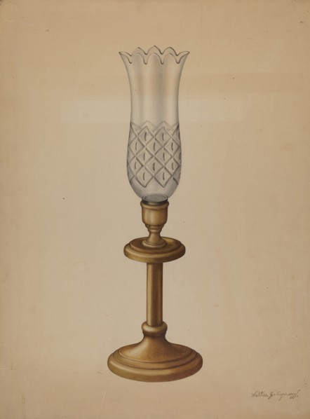 Lamp, c. 1939. Creator: Walter G. Capuozzo.