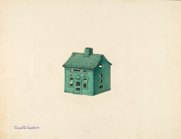 Penny Bank, c. 1940. Creator: Charles Charon.