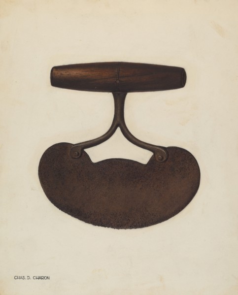 Chopping Knife, c. 1940. Creator: Charles Charon.