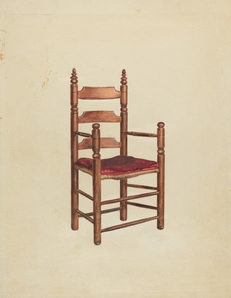 Arm Chair, c. 1940. Creator: Florence Choate.