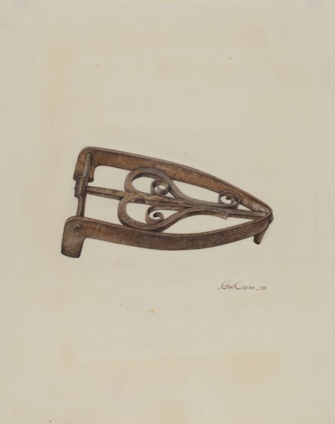 Trivet, 1939. Creator: Ethel Clarke.