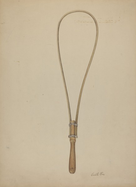 Shaker Rug Beater, c. 1939. Creator: Orville Cline.
