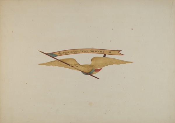 Ornamental Carving: Eagle, c. 1940. Creator: Frances Cohen.