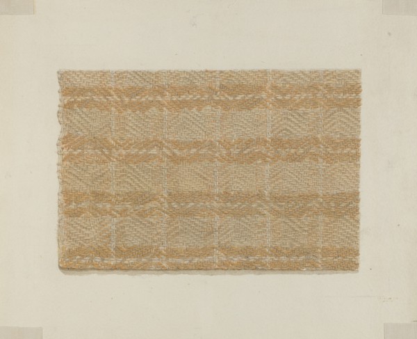 Shaker Bedspread, 1935/1942. Creator: George Constantine.