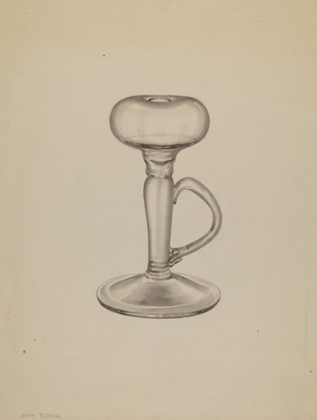 Lamp, c. 1937. Creator: John Dana.
