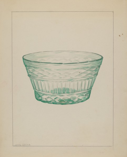 Bowl, c. 1937. Creator: John Dana.