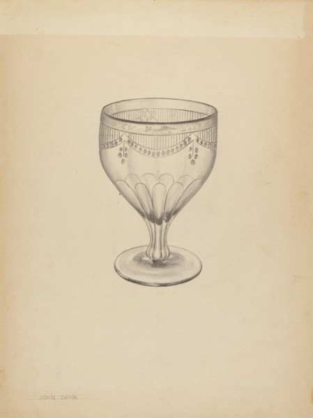 Rummer, c. 1936. Creator: John Dana.