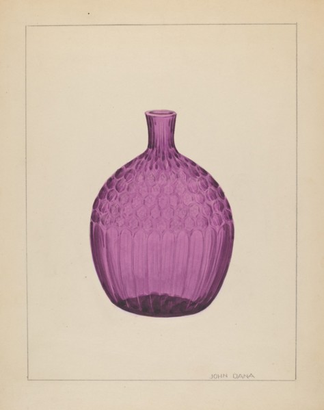 Flask, c. 1936. Creator: John Dana.
