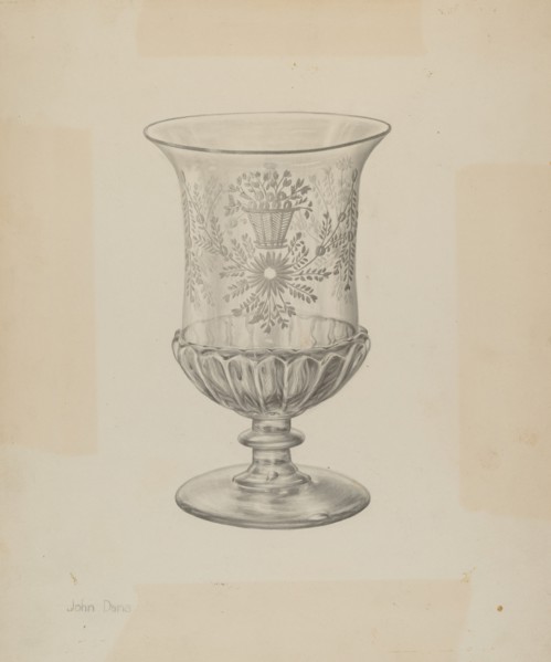 Vase, c. 1940. Creator: John Dana.