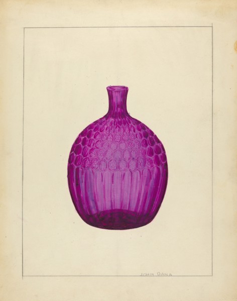 Flask, c. 1940. Creator: John Dana.
