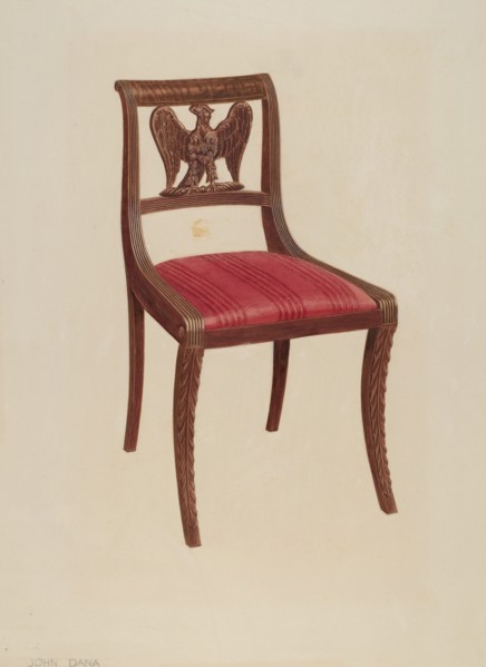 Side Chair, c. 1939. Creator: John Dana.