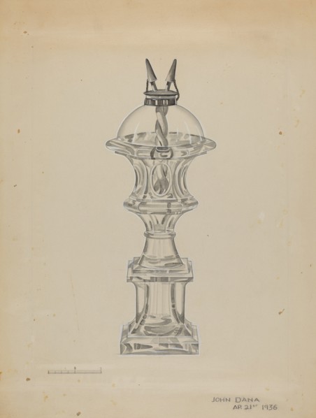Lamp, 1936. Creator: John Dana.