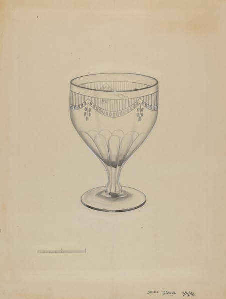 Glass, 1936. Creator: John Dana.